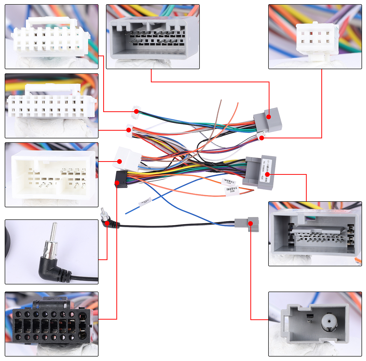 Kabeláž pro 2DIN chytré autorádio Honda CR-V 12-16 evtech.cz